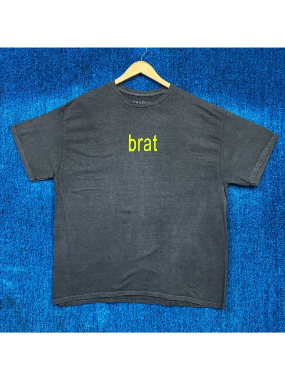 Charli and brat Spell Out Baggy Electro-Dance Popstar Tee L